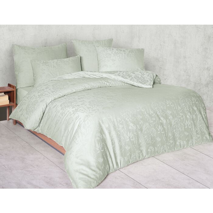 Bettwäsche mit dezentem Blumenprint – Duvetbezug – 160x210 cm
