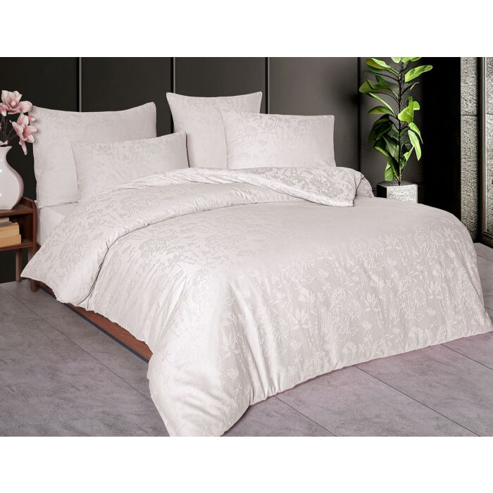 Bettwäsche mit dezentem Blumenprint – Kissenbezug – 50x70 cm