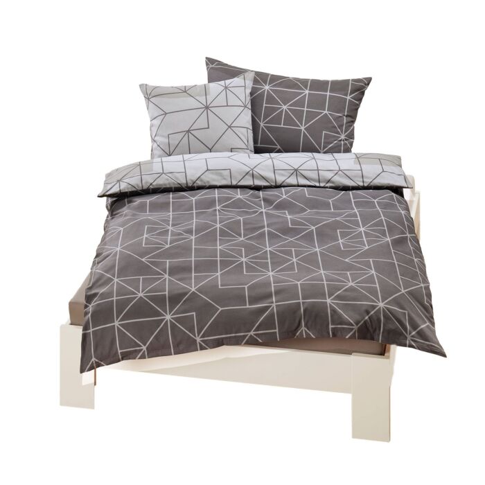 Flanell-Bettwäsche mit geometrischem Dessin – Kissenbezug – 65x65 cm