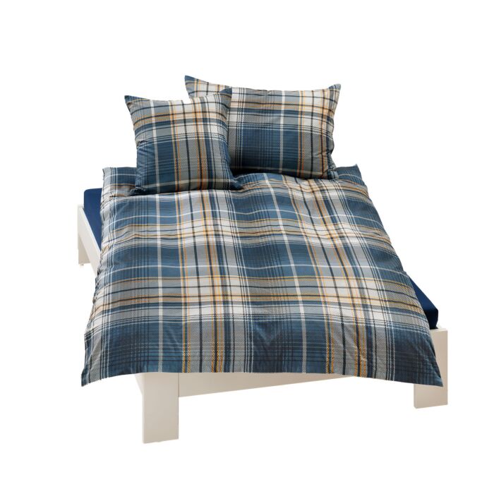Bettwäsche mit klassischem Karo-Design main product photo