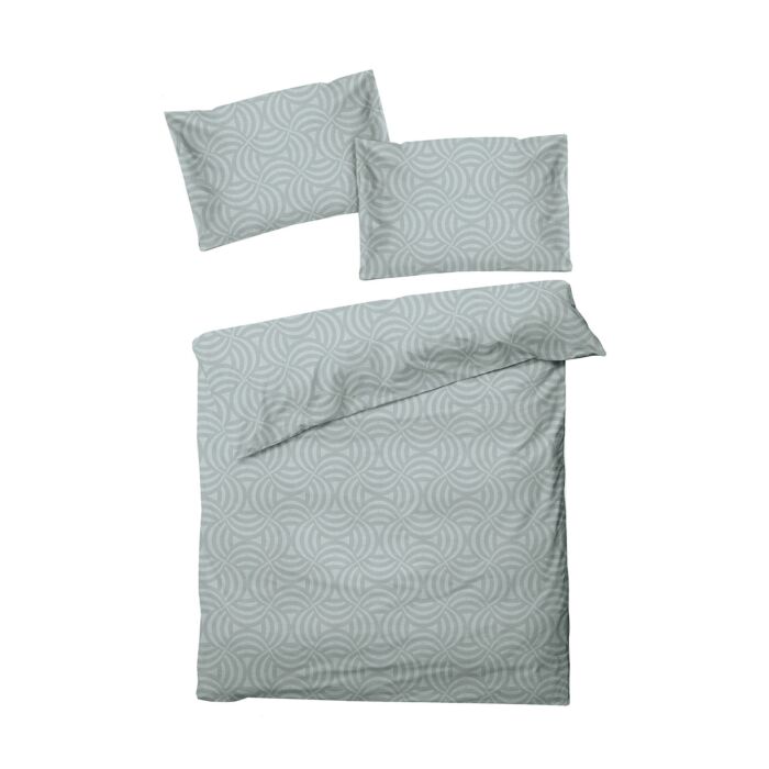 Linge de lit avec design de cercles main product photo