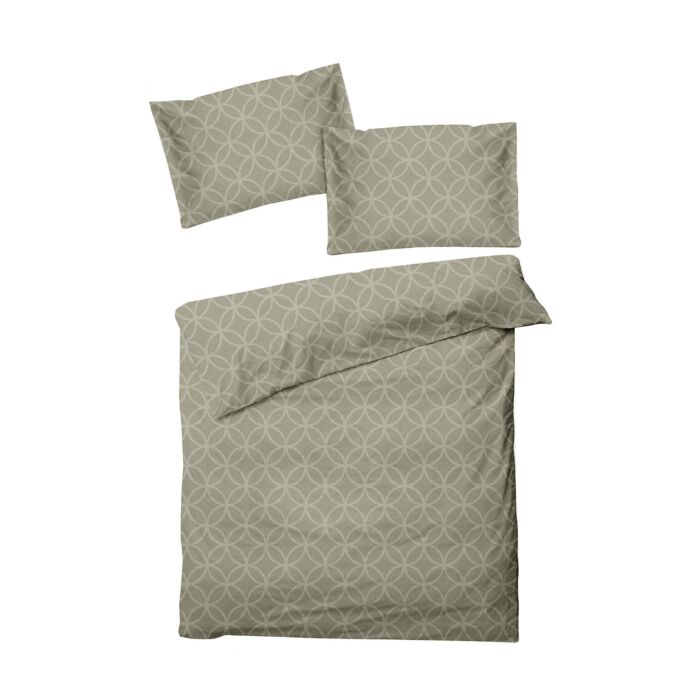 Linge de lit avec ornement circulaire main product photo