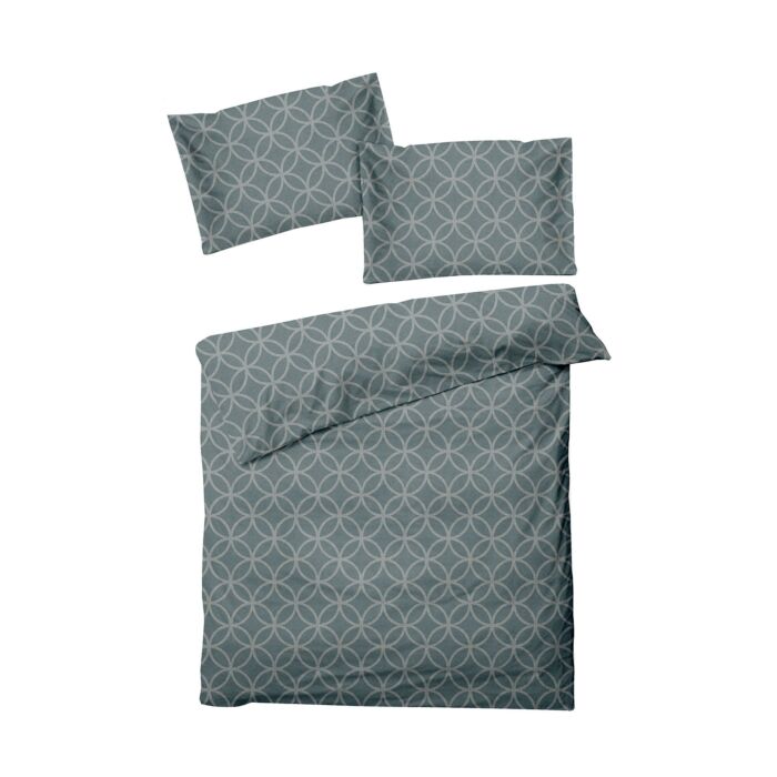 Bettwäsche mit Kreisornament – Kissenbezug – 65x65 cm