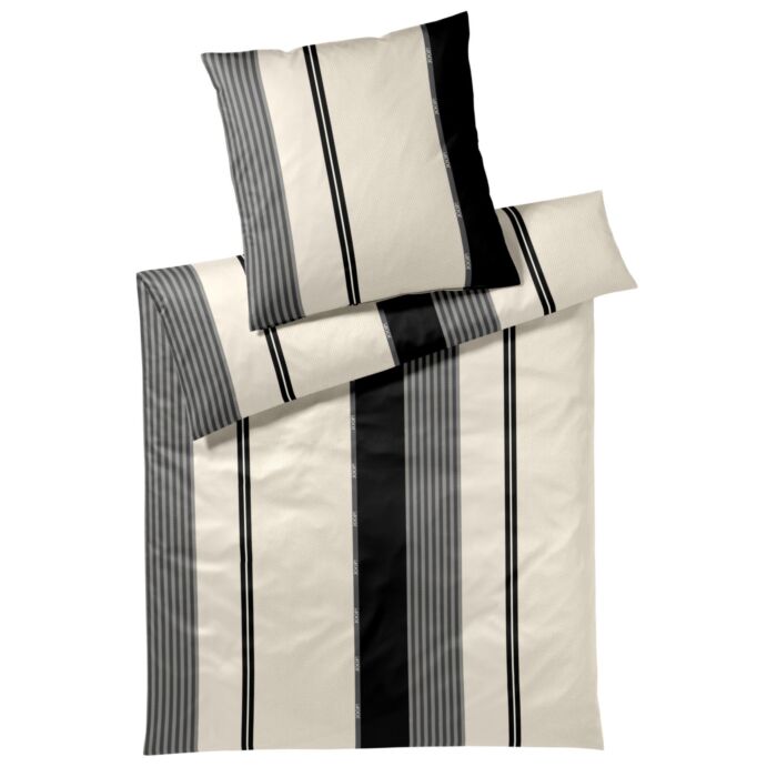 Joop! Satin Bettwäsche Herringbone Stripes – 50x70 cm
