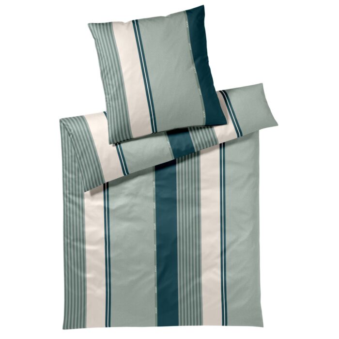 Joop! Satin Bettwäsche Herringbone Stripes – 160x210 cm