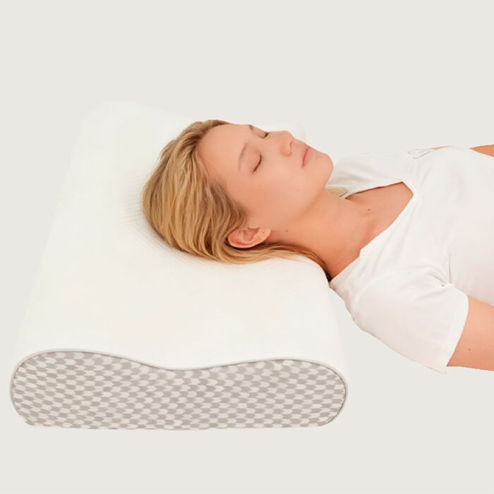 Oreiller cervical ergonomique SleepWave en mousse mémoire