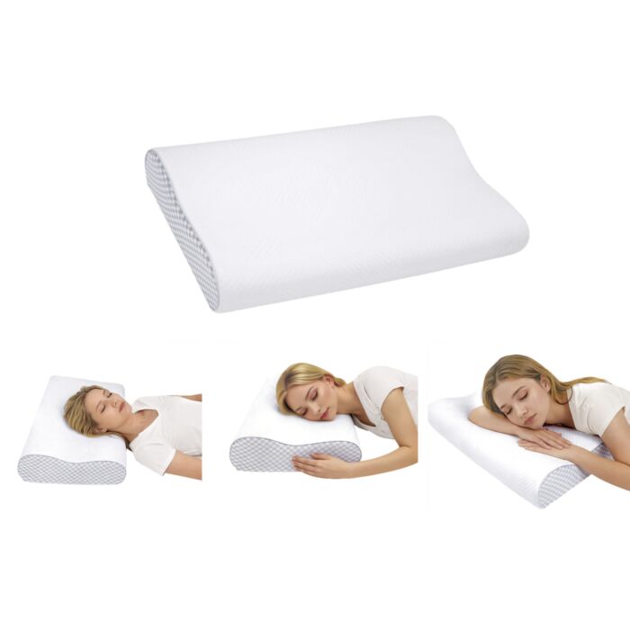 Oreiller cervical ergonomique SleepWave en mousse mémoire
