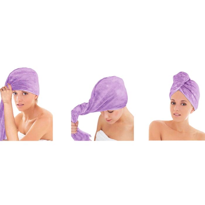 Microfaser Haarturban 2er-Pack
