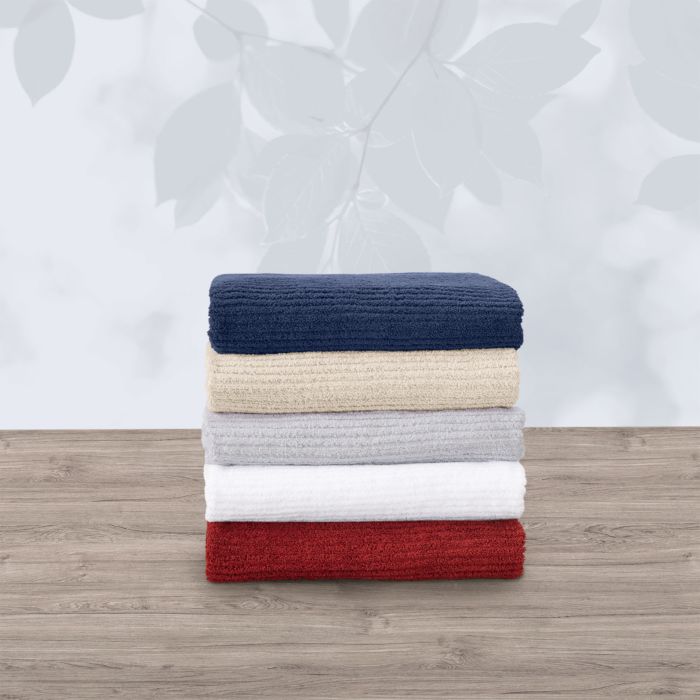 Linge éponge au look côtelé main product photo