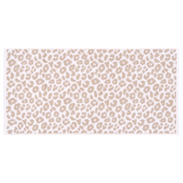 Frottierwäsche mit Leopardenmuster