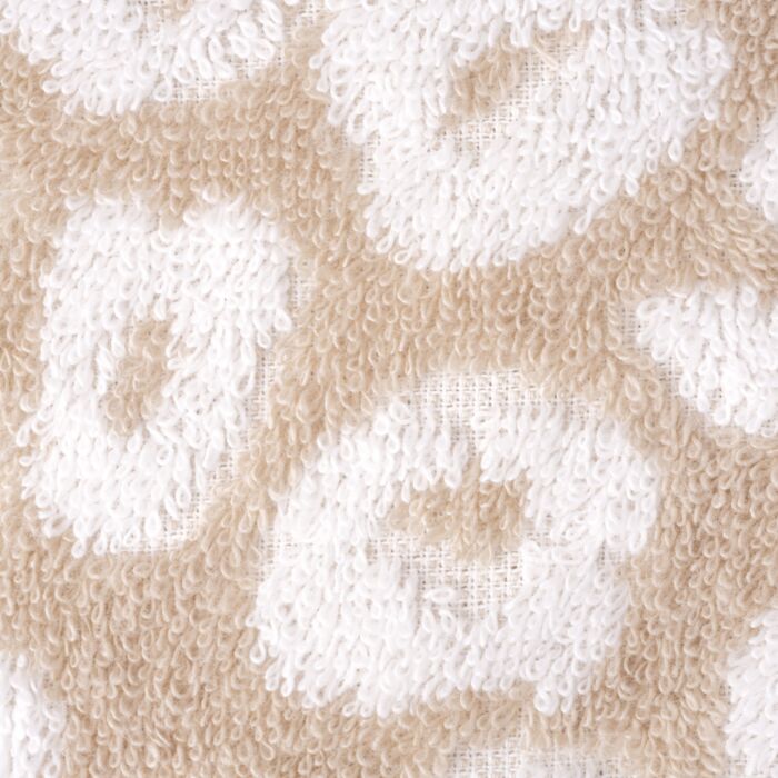 Frottierwäsche mit Leopardenmuster – Handtuch – 50x100 cm