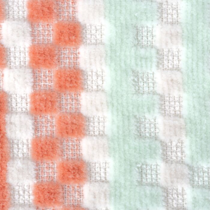 Linge éponge Alana à motif cubes colorés