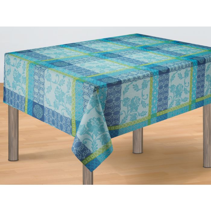 Image of Acryl-Tischdecke Cindy in 2 Farben, blau, 140 cm breit, per Meter bei Lehner Versand Schweiz