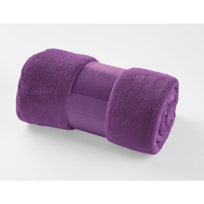 Couvertures douillettes en fibre polaire, divers coloris à choix