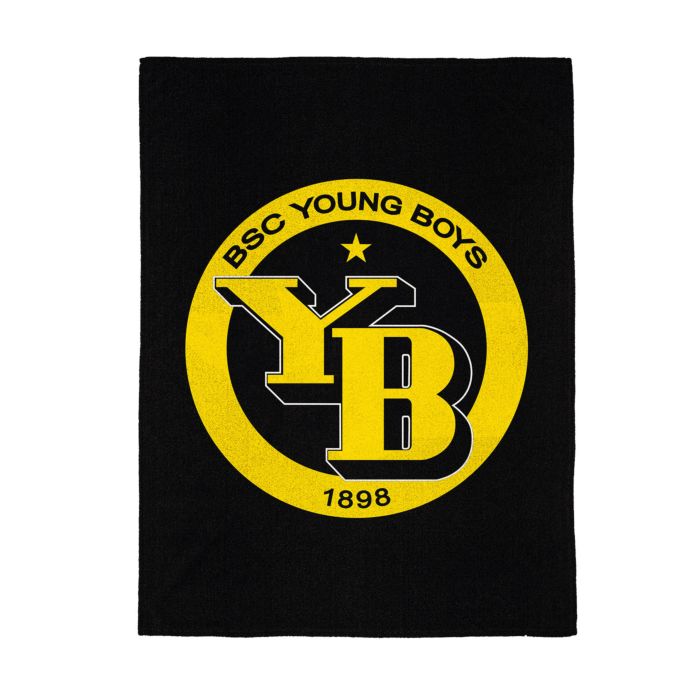 Image of BSC Young Boys Fleecedecke, schwarz, 150x200 cm bei Lehner Versand Schweiz