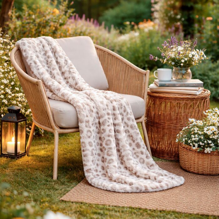Plaid douillet en microfibre Teddy