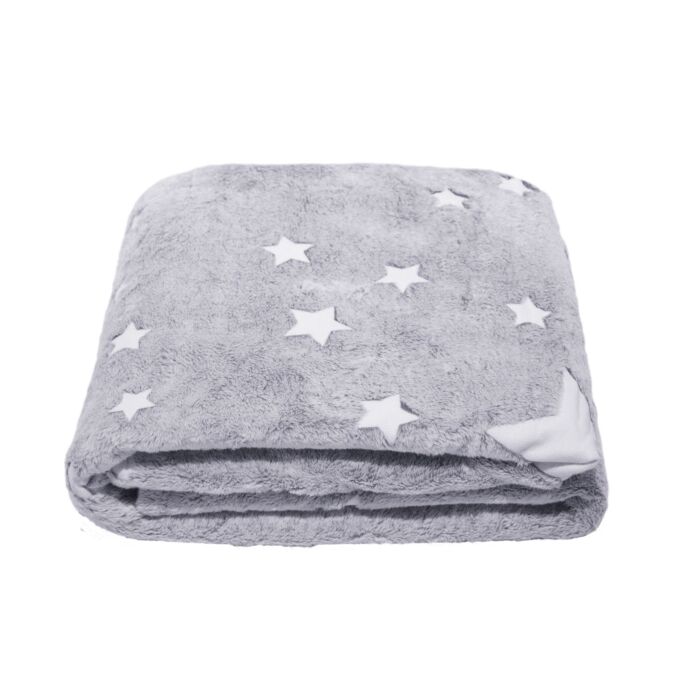 Couverture polaire Stars à effet luminescent dans l'obscurité