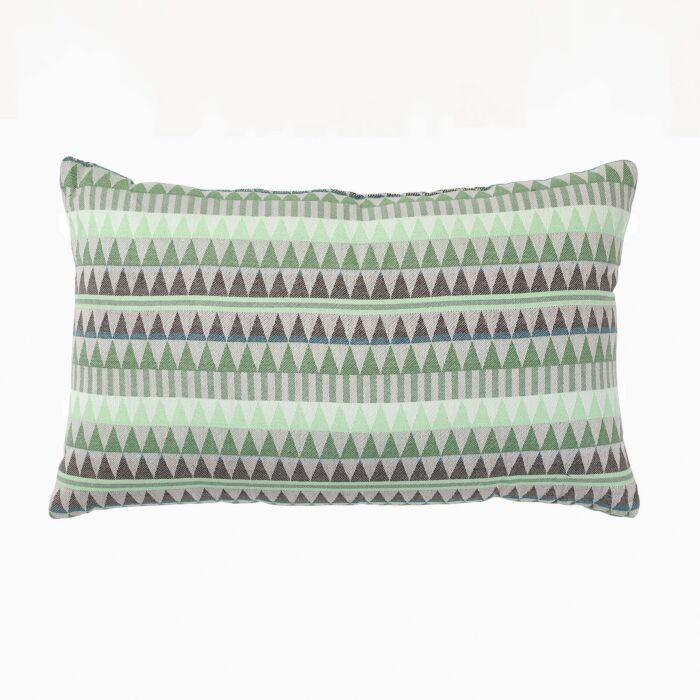 Coussin d'assise orné de petits triangles