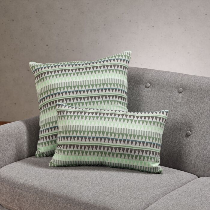 Coussin d'assise orné de petits triangles