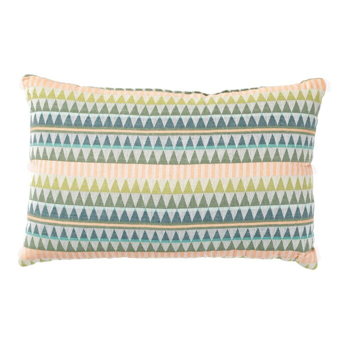 Coussin d'assise orné de petits triangles