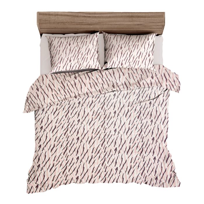Bettwäsche mit modernem Zebradesign – 160x210 cm