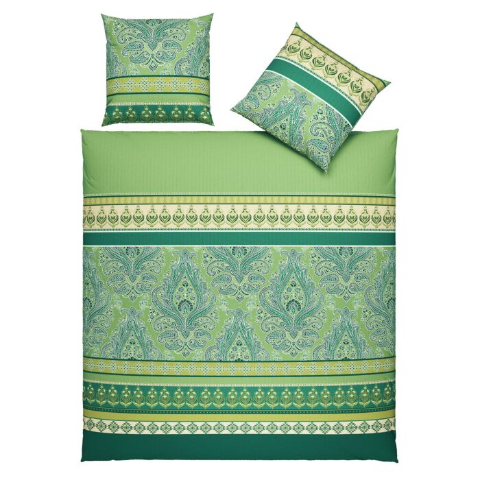 Bettwäsche mit Paisley und Streifen – 200x210 cm