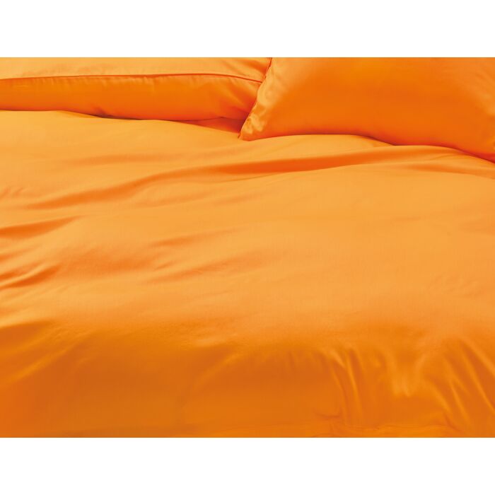 Uni Satin Bettwäsche mit Biese