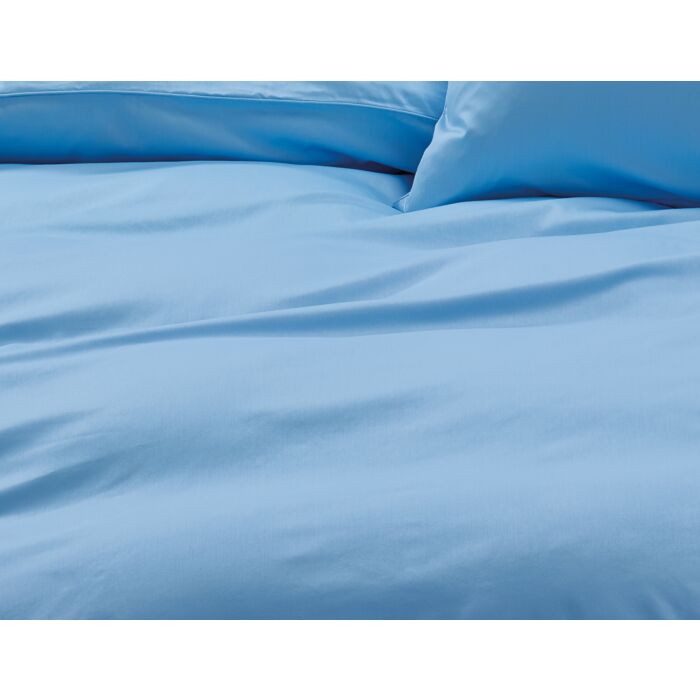 Uni Satin Bettwäsche mit Biese