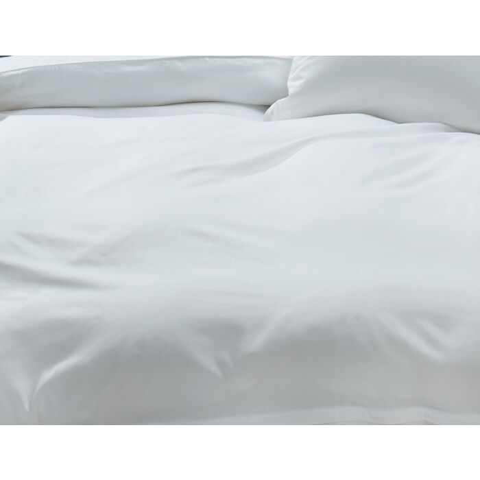 Uni Satin Bettwäsche mit Biese