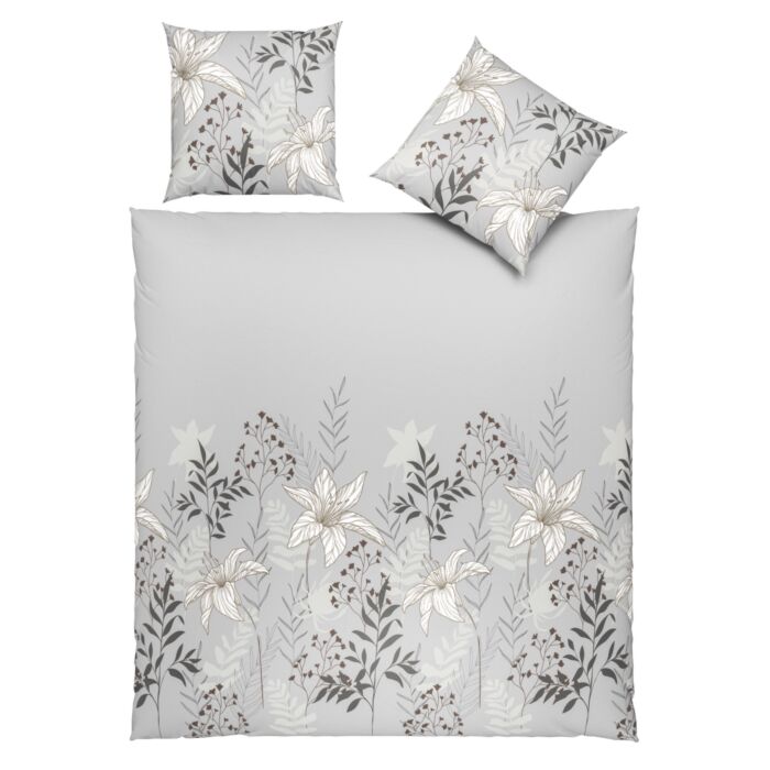 Bettwäsche mit Lilienmotiv