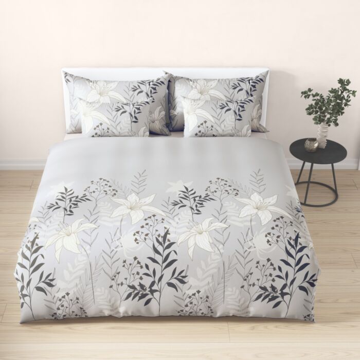 Bettwäsche mit Lilienmotiv