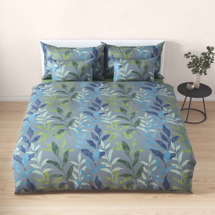 Bettwäsche mit floralem Blättermotiv