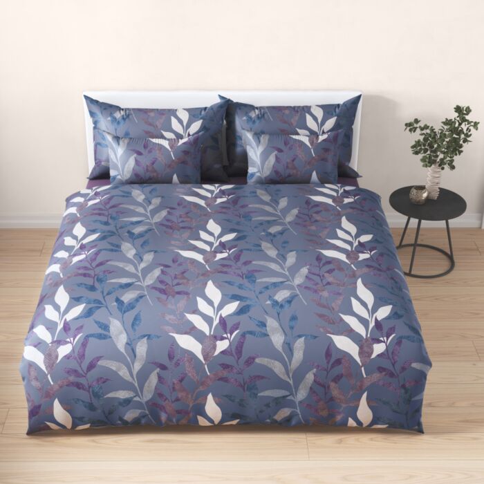 Bettwäsche mit floralem Blättermotiv