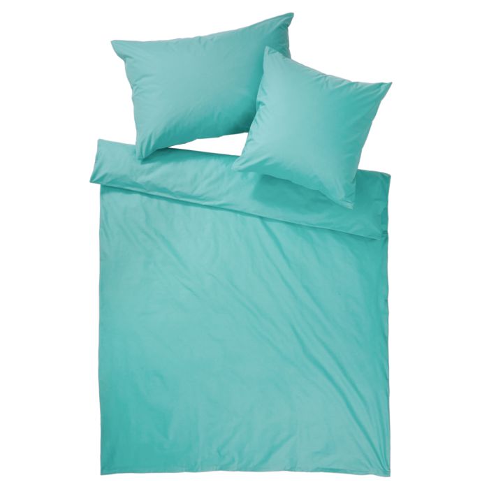 Image of Mary Rose Bettwäsche Bio-Renforcé Uni, grün, 50x70 cm bei Lehner Versand Schweiz