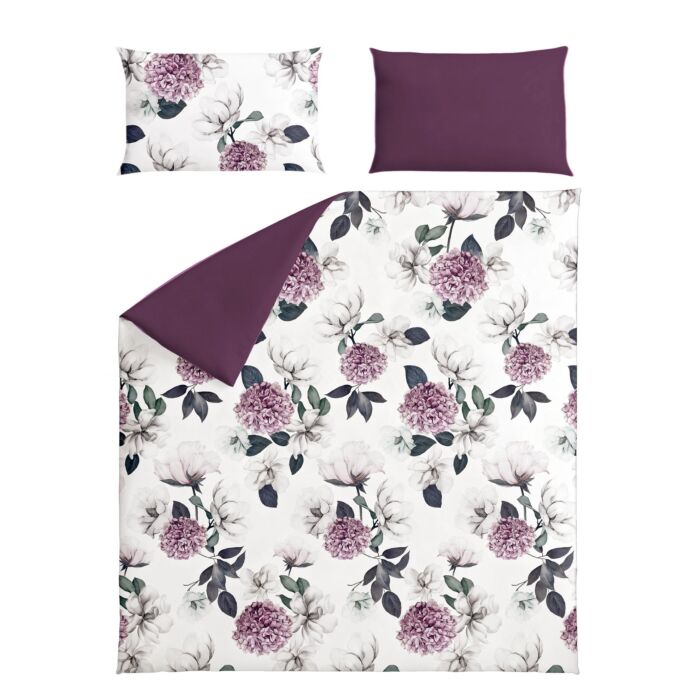 Bettwäsche mit floralem Muster