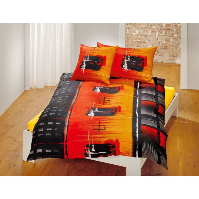 Bettwäsche mit modernem Muster – Duvetbezug – 240x240 cm