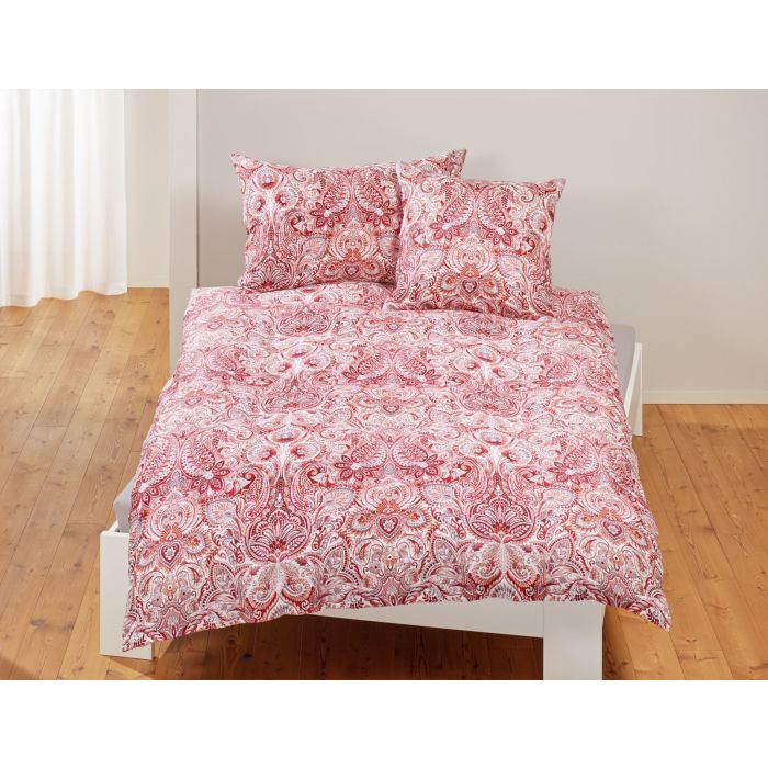 Image of Bettwäsche mit ganzflächigem Ornament-Motiv, altrosa, 65x65 cm bei Lehner Versand Schweiz
