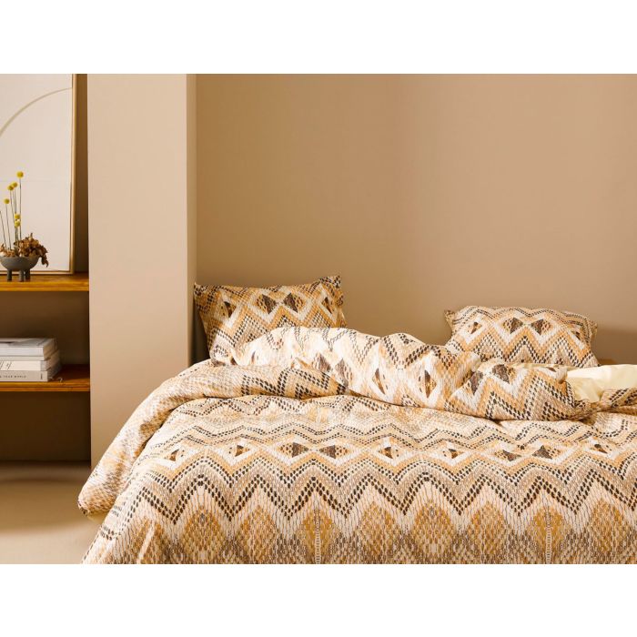 Image of Essenza Bettwäsche Fabienne, sand, 65x65 cm bei Lehner Versand Schweiz