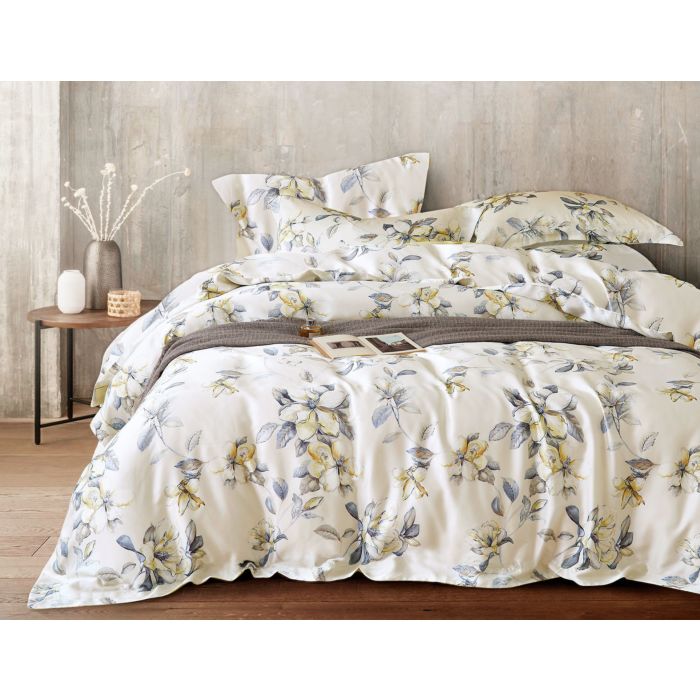 Image of Bettwäsche mit schönem floralem Muster, offwhite, 160x210 cm bei Lehner Versand Schweiz