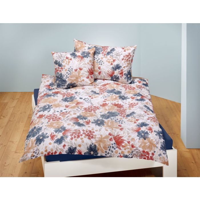 Image of em-es-te Bettwäsche künstlerischem Blumenprint, rost, 200x210 cm bei Lehner Versand Schweiz