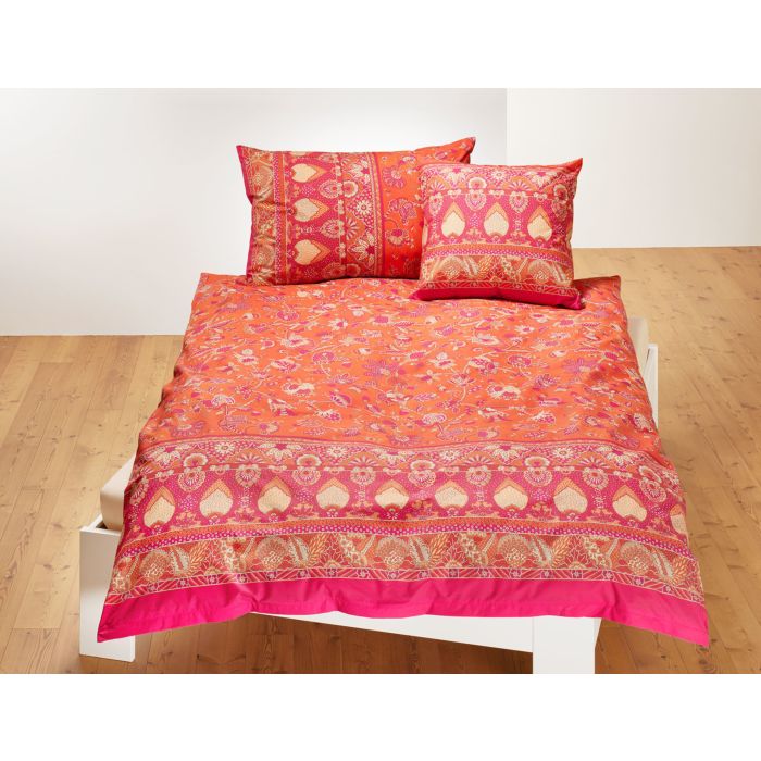 Image of Bassetti Bettwäsche Kirman, orange, 50x70 cm bei Lehner Versand Schweiz