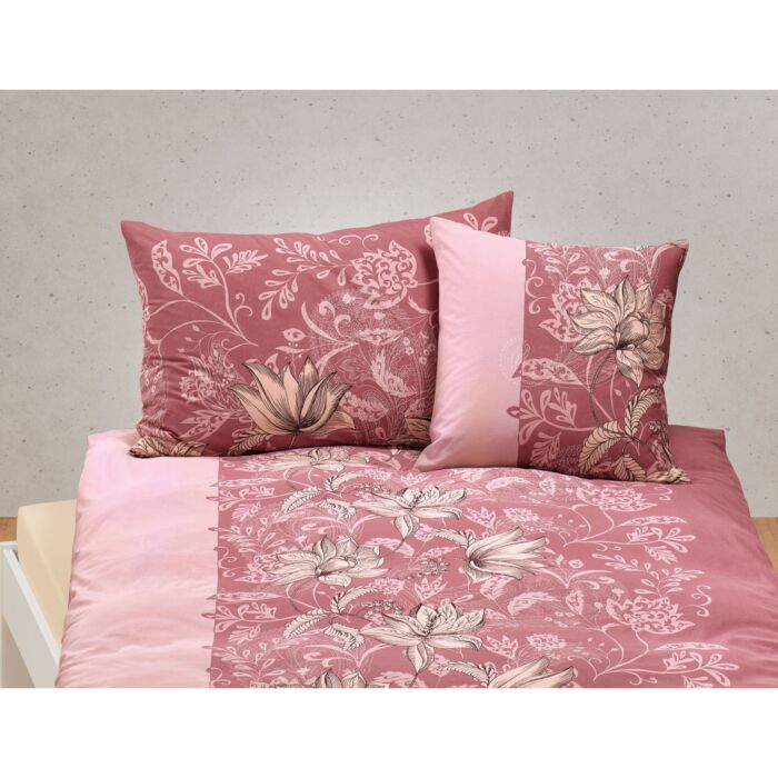 Bettwäsche mit elegantem Paisley-Muster und Blumenprint