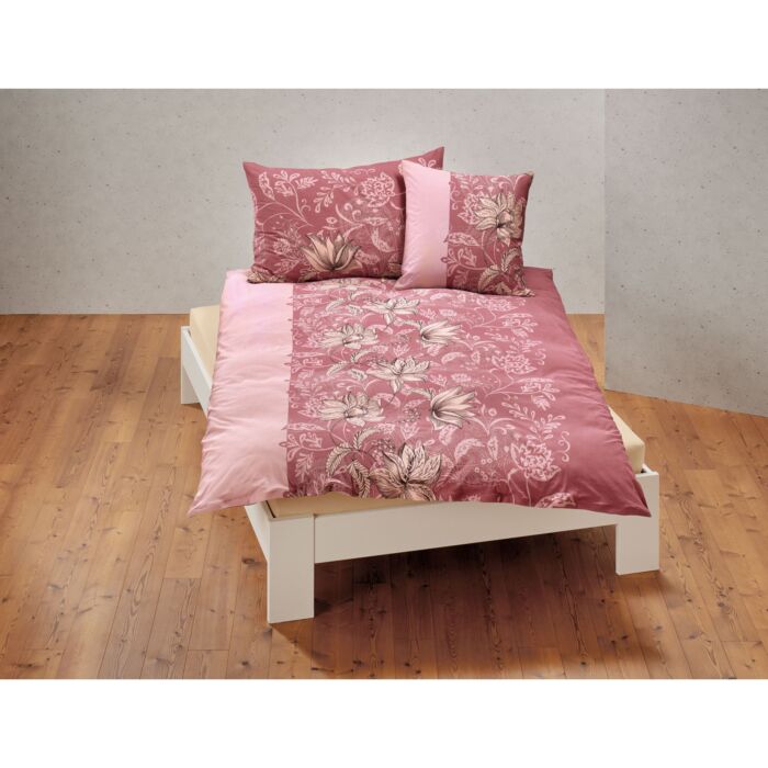 Bettwäsche mit elegantem Paisley-Muster und Blumenprint
