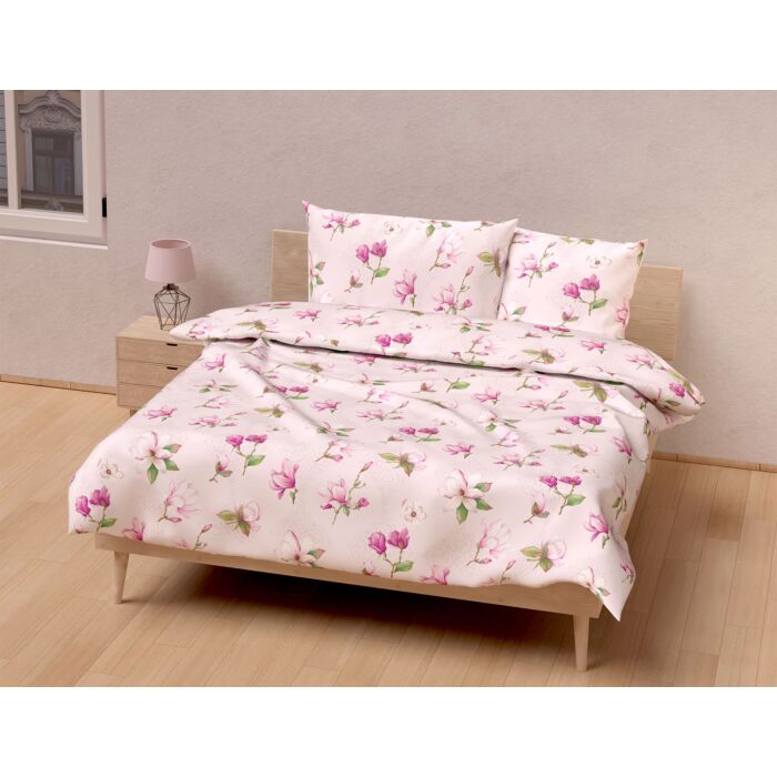 Bettwäsche mit frühlingshaftem Blumenmuster – Duvetbezug – 200x210 cm