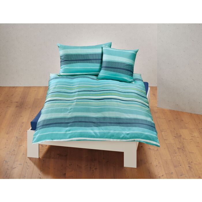 Bettwäsche mit welligem Streifenmuster – Kissenbezug – 65x65 cm