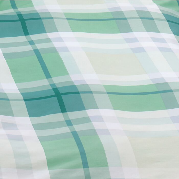 Linge de lit avec motif à carreaux