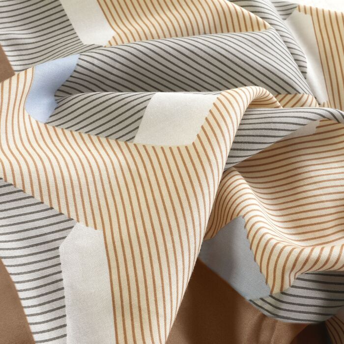 Linge de lit au style graphique