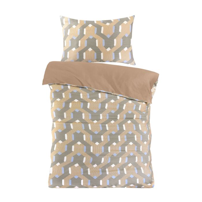 Linge de lit au style graphique