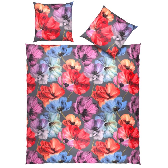 Bettwäsche mit grossen Blüten