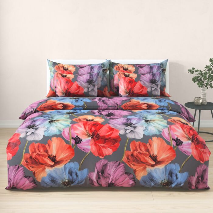 Bettwäsche mit grossen Blüten